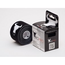 Black Kinesiology tape with bulls head logo 5 Meters