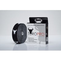 Black Kinesiology Tape with bulls head logo 35m Clinical roll Black Kinesiology Tape with bulls head logo 35m Clinical roll