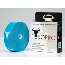 Blue Kinesiology Tape with bulls head logo 35m Clinical roll